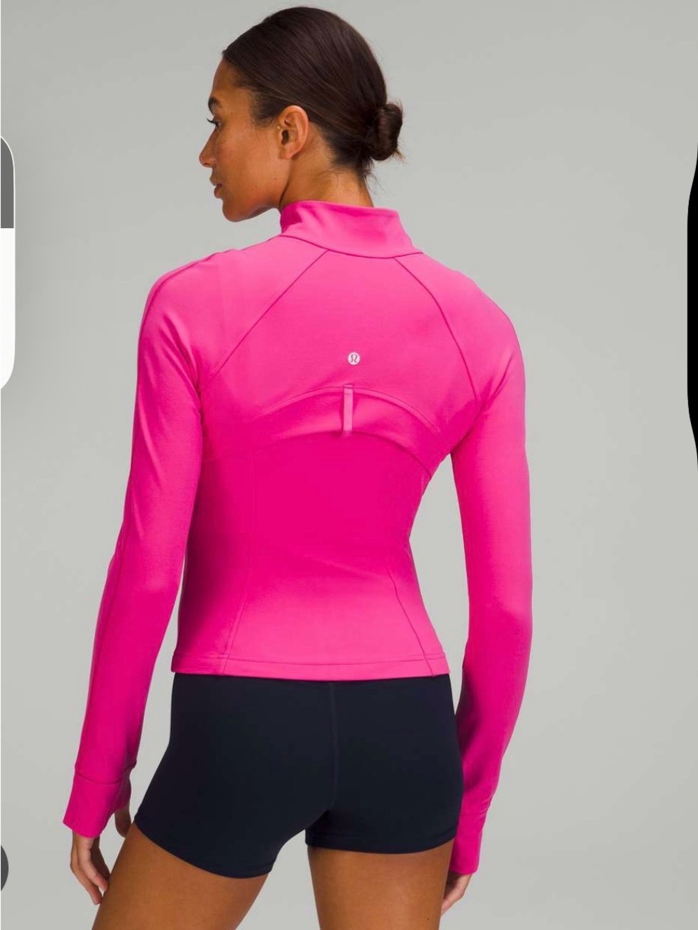 Lululemon Define Cropped Jacket Nulu Sonic Pink - Size 10 - Like New Condition - Picture 2 of 13